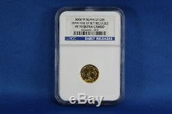 2008-W G$5 Gold American Buffalo 1/10th oz. 9999 Fine Gold MS70 NGC 3204641-059