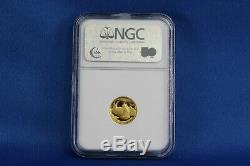 2008-W G$5 Gold American Buffalo 1/10th oz. 9999 Fine Gold MS70 NGC 3204641-059