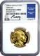 2008-w Gold 1/2 Oz. Buffalo. 9999 Fine $25 Ngc Pf70 Uc Edmund C Moy Signed