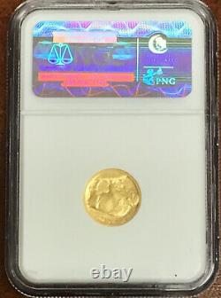 2008-W Gold $5 American Buffalo. 9999 Fine 1/10th oz NGC MS-69 Rare US Coin 4008