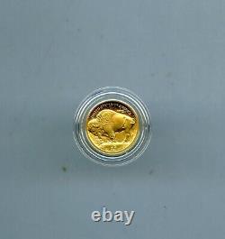 2008-W Gold American Buffalo Coin 1/10 Oz. 9999 Fine With Box and COA