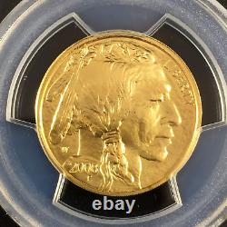 2008-w $25 Burnished Gold Buffalo 1/2 Oz. 9999 Fine Gold Coin Ms70 Pcgs