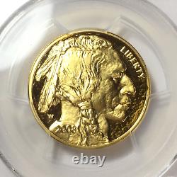 2008-w $25 Proof Gold Buffalo 1/2 Oz. 9999 Fine Gold Coin Pr69 Dcam Pcgs