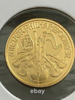 2009 1/10 oz Philharmonic 10 Euro Gold. 9999 Fine BU