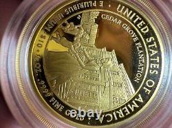 2009 $10 Julia Tyler First Spouse Proof Gold Coin-1/2 OZ 24KT Fine Gold with box