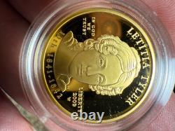 2009 $10 Julia Tyler First Spouse Proof Gold Coin-1/2 OZ 24KT Fine Gold with box