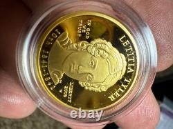 2009 $10 Julia Tyler First Spouse Proof Gold Coin-1/2 OZ 24KT Fine Gold with box