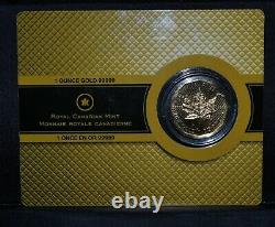 2009 $200 Gold Canadian Maple Leaf 1 Oz 99999 Fine Sealed Carded Trusted