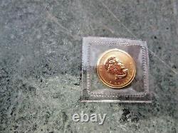 2009 Canada 1/10 Oz Gold Maple Leaf Coin 24 K Fine Gold Uncirculated Sealed