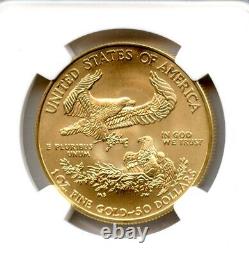2009 Gold American Eagle $50 Coin 1 Oz. 9999 Fine NGC MS 70 Early Releases