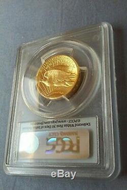 2009 Ultra High Relief Double Eagle FIRST STRIKE. 9999 Fine Gold Coin PCGS MS 70