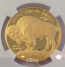 2009 W Buffalo G$50.9999 Fine Ngc Pf 70 Ultra Cameo 3573776-001 Free Shipping