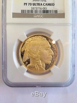 2009 W Buffalo G$50.9999 Fine Ngc Pf 70 Ultra Cameo 3573776-001 Free Shipping