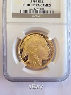 2009 W Buffalo G$50.9999 Fine Ngc Pf 70 Ultra Cameo 3573776-001 Free Shipping