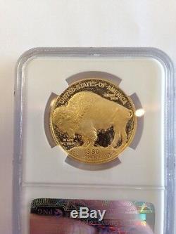 2009 W Buffalo G$50.9999 Fine Ngc Pf 70 Ultra Cameo 3573776-001 Free Shipping