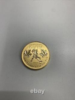 2010 Canada $50 Vancouver Olympics 1 Oz. Gold Coin. 9999 Fine