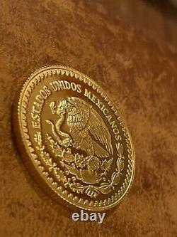 2010 Mexico Libertad 1/2 oz Fine. 999 Gold Proof Coin Rare BU