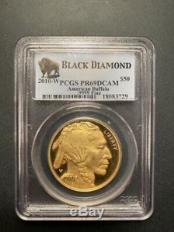 2010-W $50 American Buffalo. 9999 Fine Gold PCGS PR69DCAM