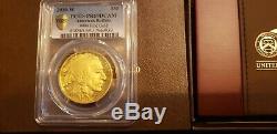 2010-W $50 American Buffalo. 9999 Fine Gold, PCGS PR69DCAM (Proof) withMint Box