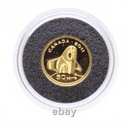 2011 50-Cent 1/25 oz Fine Gold Coin Orca Whale 2011 50-Cent 1/25 oz Fine Gold Coin Orca Whale