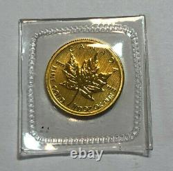 2011 Canada 1/10th oz $5 Gold Maple Leaf Coin. 9999 Fine Gold, Sealed BU