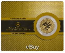 2012 1oz Canadian Gold Maple Leaf. 99999 Fine Gold in Assay