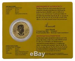 2012 1oz Canadian Gold Maple Leaf. 99999 Fine Gold in Assay