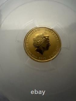 2012P AUSTRALIA $5 Lunar Year of the Dragon MS 69 Graded 1/20th oz Fine Gold 2012P AUSTRALIA $5 Lunar Year of the Dragon MS 69 Graded 1/20th oz Fine Gold