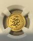2012p Australia G $ 5 Year Of The Dragon Ms 70 1/20th Ounce. 9999 Fine Gold Ngc