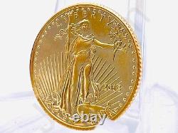 2013 1/10 oz American Gold Eagle (AGE). 999 Fine Gold Bullion BU Uncirculated