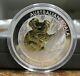 2013 Australian Koala 24kt Gold Gilded 1oz. Fine Silver Coin With Box & Coa