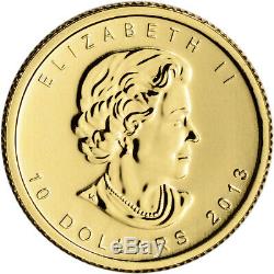 2013 Canada Gold Polar Bear $10 1/4 oz. 9999 Fine BU