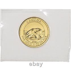 2013 Canada Gold Polar Bear $10 1/4 oz. 9999 Fine BU