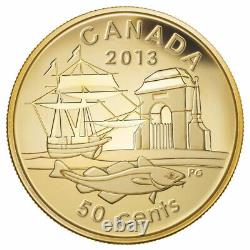 2013 Fine Gold Coin 300th Anniversary of Louisbourg