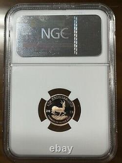2013 S. AFRICA NGC PROOF 70 ULTRA CAMEO 1st RELEASE 1/10KR GOLD. 999 FINE