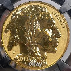 2013-w Reverse Proof American Gold Buffalo Ngc Pf69 Early Releases. 9999 Fine