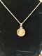 2014 1/10 Oz American Gold Eagle Fine Gold Coin Pendant With 14kt Gold Chain