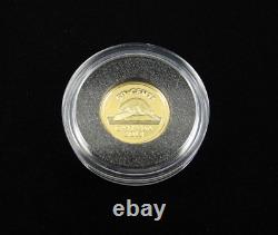 2014 1/25 oz 1.27g 50 Cents Gold Coin Proof 9999 Fine Au CANADA'S CLASSIC BEAVER