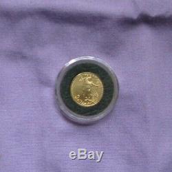 2014 American Eagle 1/10 Oz. 5$ Fine Gold Coin-Uncirculated Coin