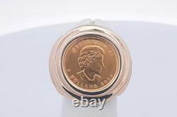 2014 Elizabeth 2 5 Dollar Fine Gold Coin Ring 9.2 Grams Size 3.25 Eb1224wxzsa