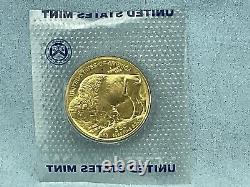 2014 Gold Buffalo $50.9999 Fine Gold BU Sealed U. S. Mint