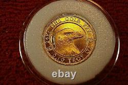 2014 Gold Bullion 999 Fine 24kt Pure Gold 1/10 Oz Prospector