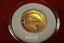 2014 Gold Bullion 999 Fine 24kt Pure Gold 1/10 Oz Prospector