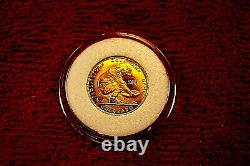 2014 Gold Bullion 999 Fine 24kt Pure Gold 1/10 Oz Prospector