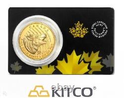 2014 Royal Canadian Mint 1 oz Fine Gold Coin 99999 Call Of The Wild Howling Wolf