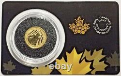 2015 1/10 oz RCM Canadian Gold Howling Wolf $20.99999 Fine Coin (In Assay)