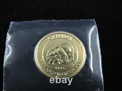 2015 1/4 oz $10 Gold Coin Polar Bear and Cub 99.99% Fine Au RCM Canada