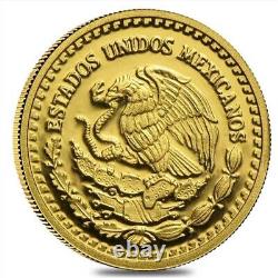 2015 1/4 oz Mexican Proof Gold Libertad Coin. 999 Fine (In Cap)