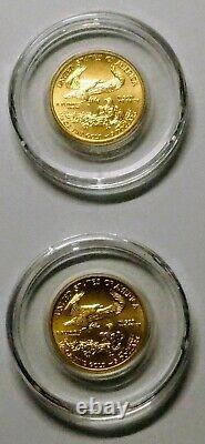 2015 AMERICAN GOLD EAGLE 1/10th OUNCE FINE GOLD $5.00 GOLD COIN AU $5