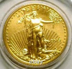 2015 AMERICAN GOLD EAGLE 1/10th OUNCE FINE GOLD $5.00 GOLD COIN AU $5